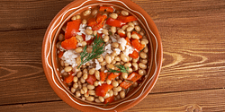 Best Vegan Hoppin' John Recipe Featured Image. This is an above view of this hoppin john recipe composed and ready to eat!