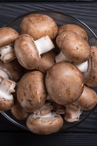 Creminis are a great mushroom to use for vegan cream of soup. 
