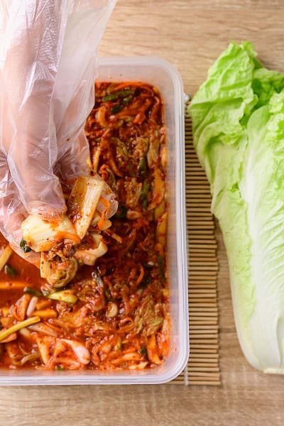 I love this vegetarian kimchi!