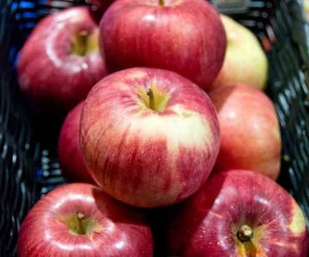 one of the Fruits in season in October: Northern Spy Apples