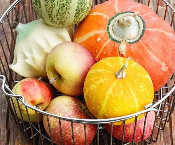October fruits and vegetables in season