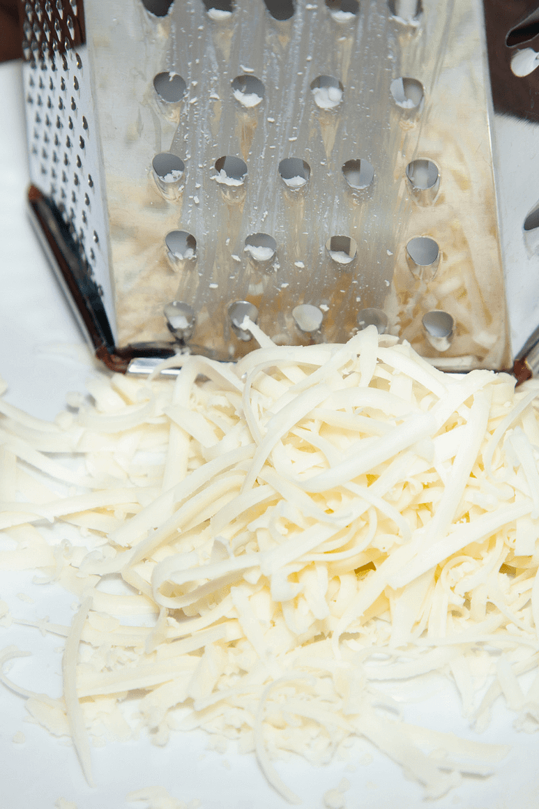 Dairy free mozzarella shredded! This vegan mozzarella cheese is perfect. 