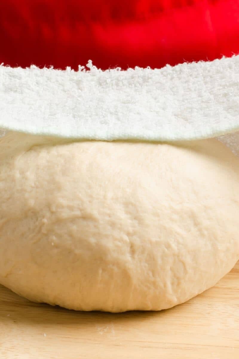 Homemade sourdough bread dough